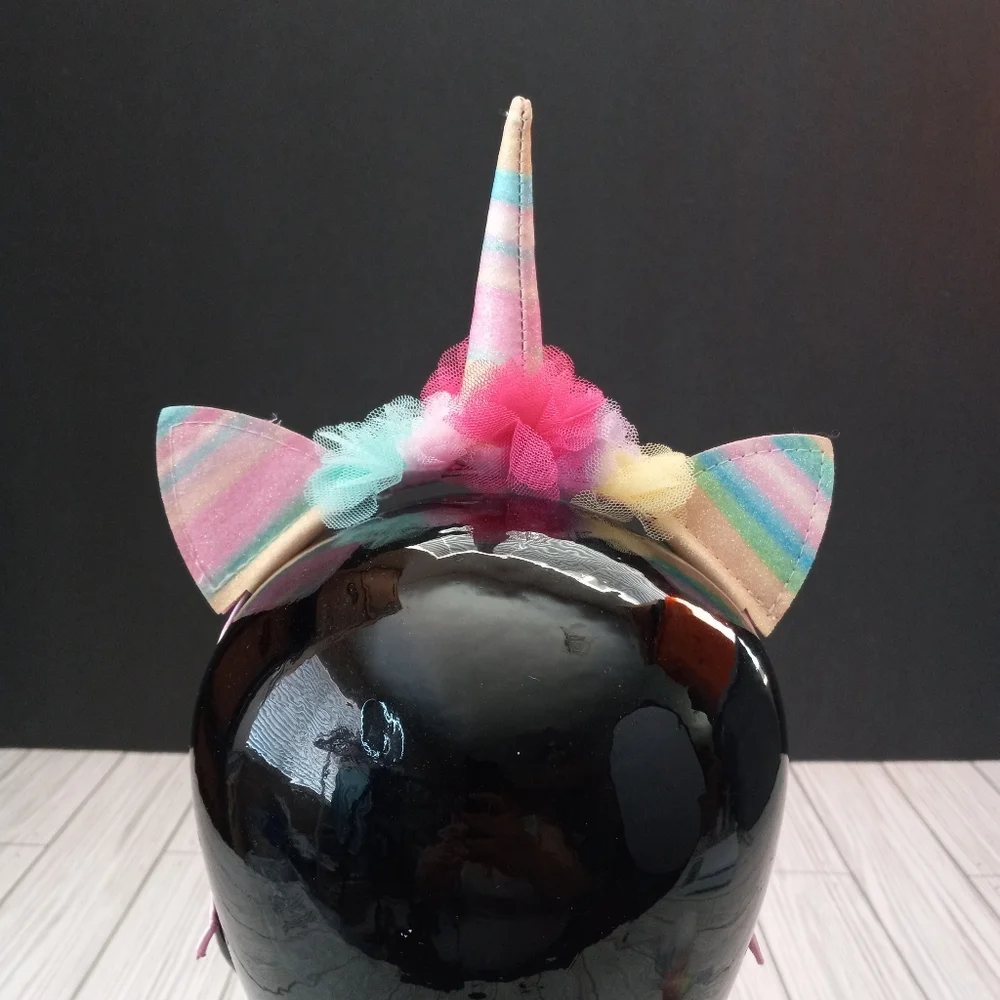 The Children's Place Pom Pom Unicorn & Rainbow Unicorn Headbands